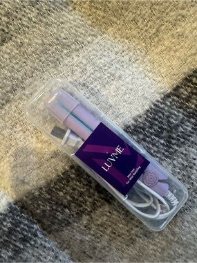 Luvme Mini Hair Straightener — Light Purple Travel Flat Iron